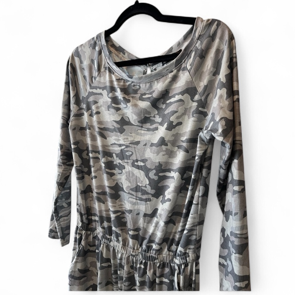 Prettygarden Camouflage Jumpsuit Medium